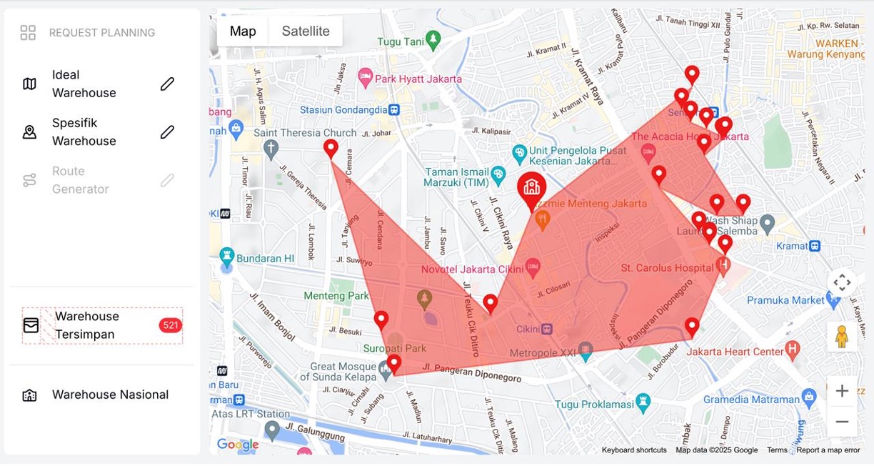 Geotag Ideal Warehouse